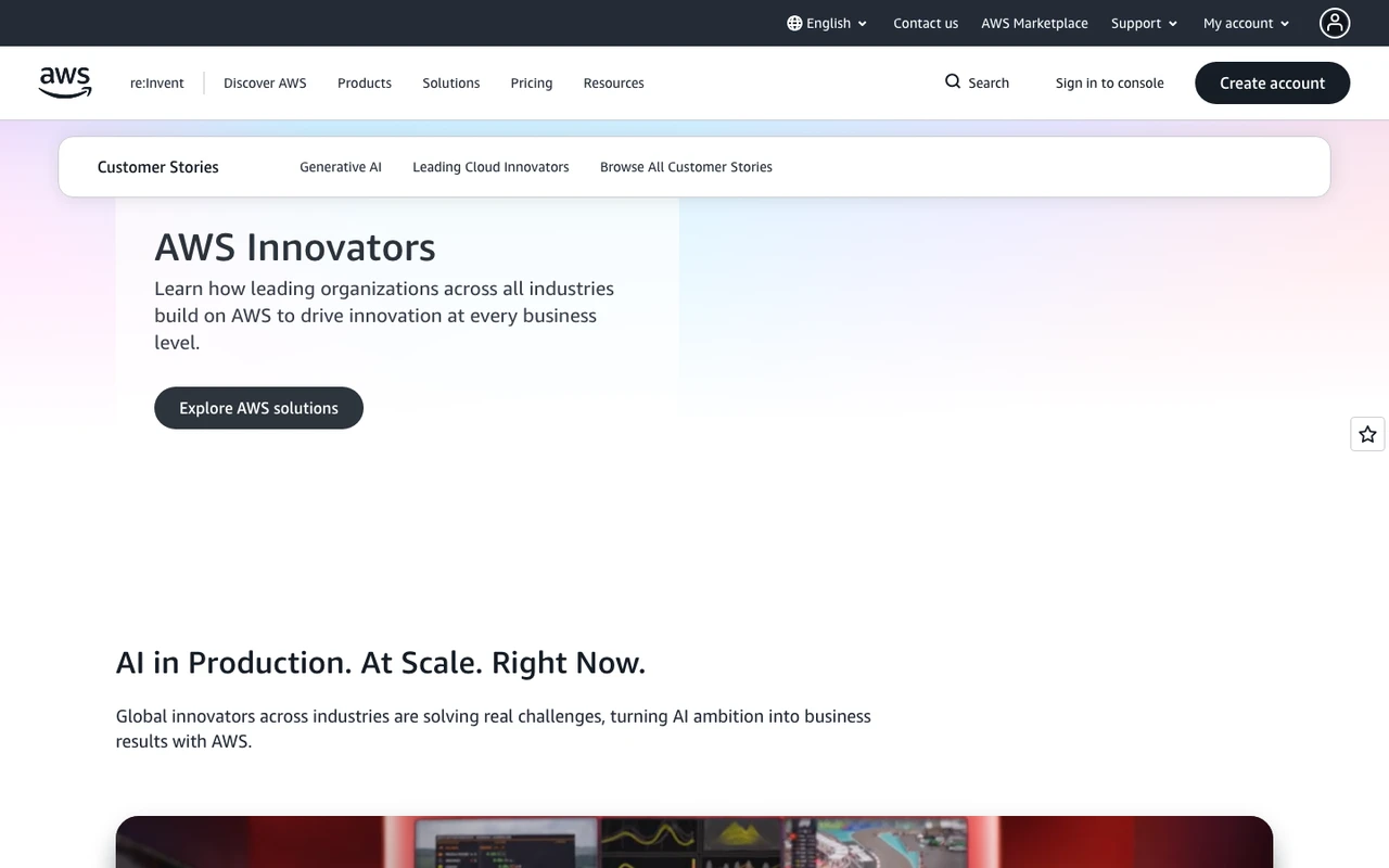 Amazon Web Services (AWS) 스크린샷 2