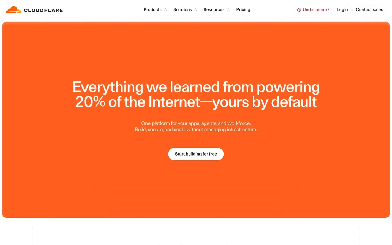 Cloudflare 스크린샷 1