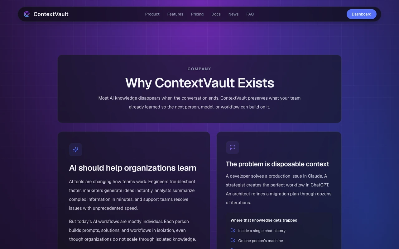 ContextVault 스크린샷 4