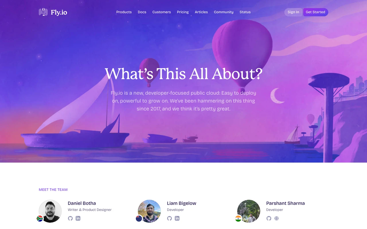 Fly.io 스크린샷 4