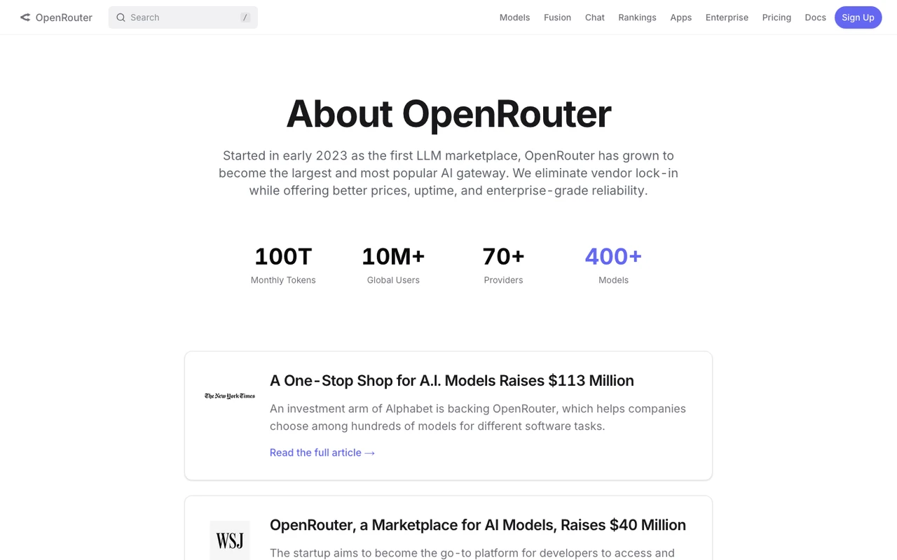 OpenRouter 스크린샷 3