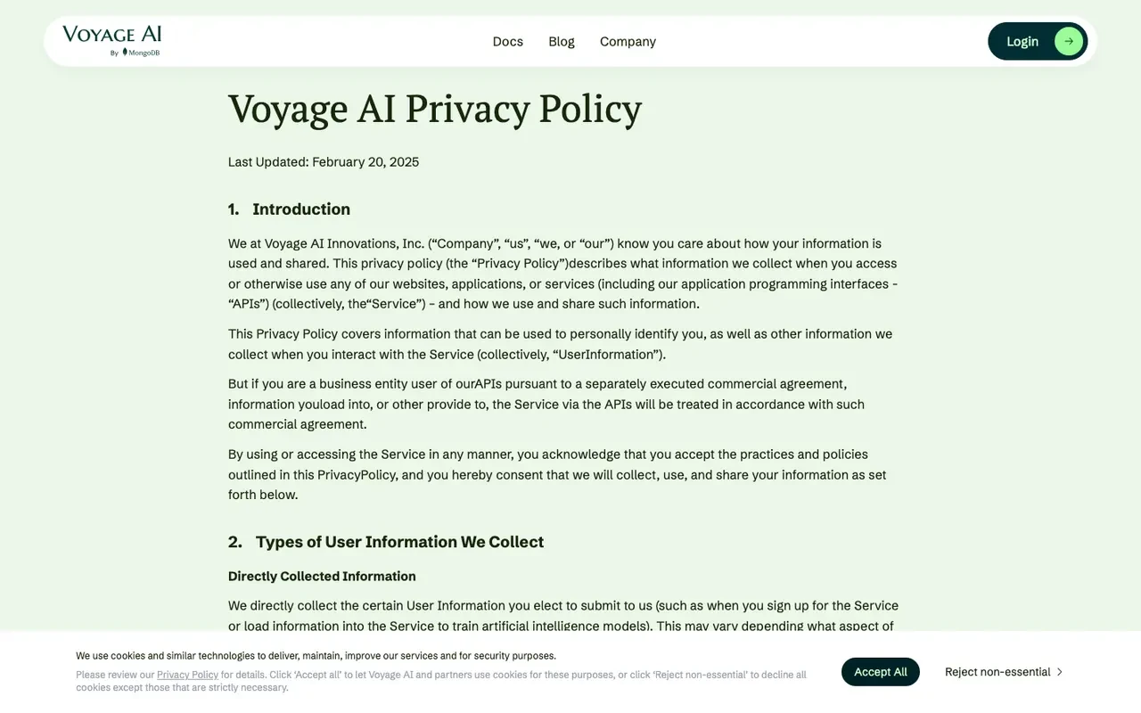 Voyage AI 스크린샷 4