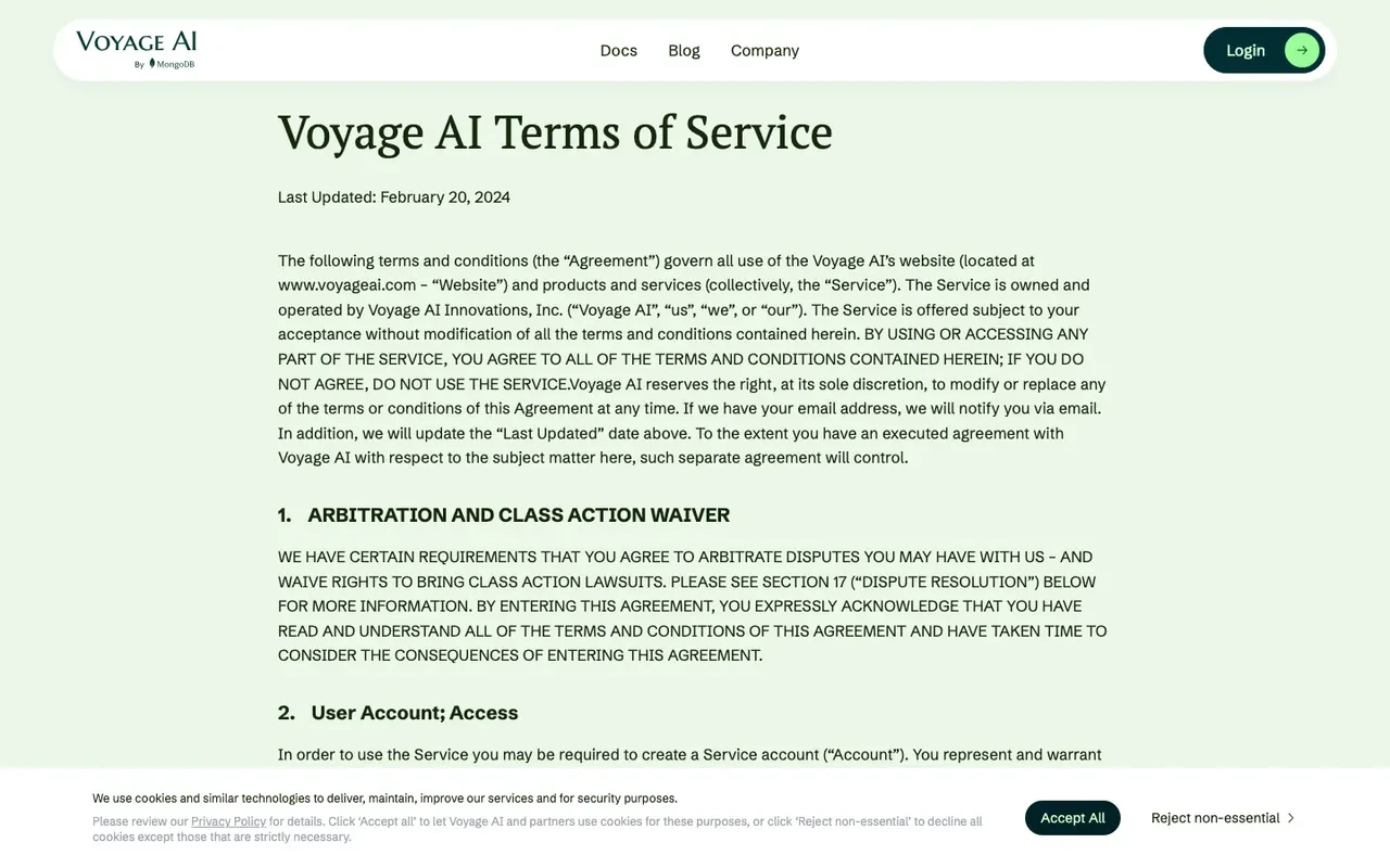 Voyage AI 스크린샷 2