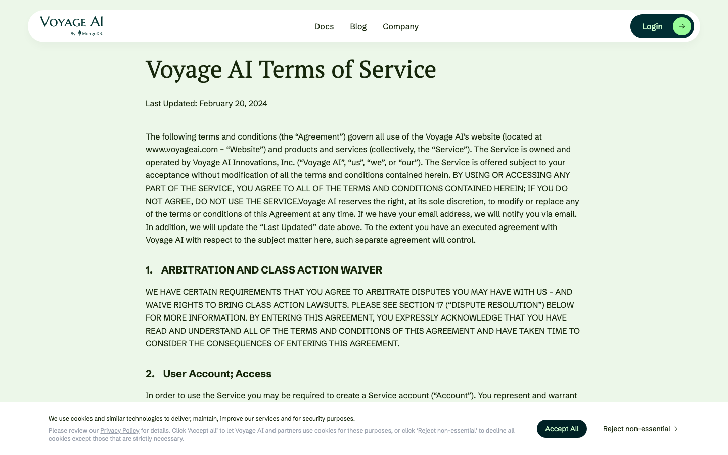 Voyage AI 스크린샷 2