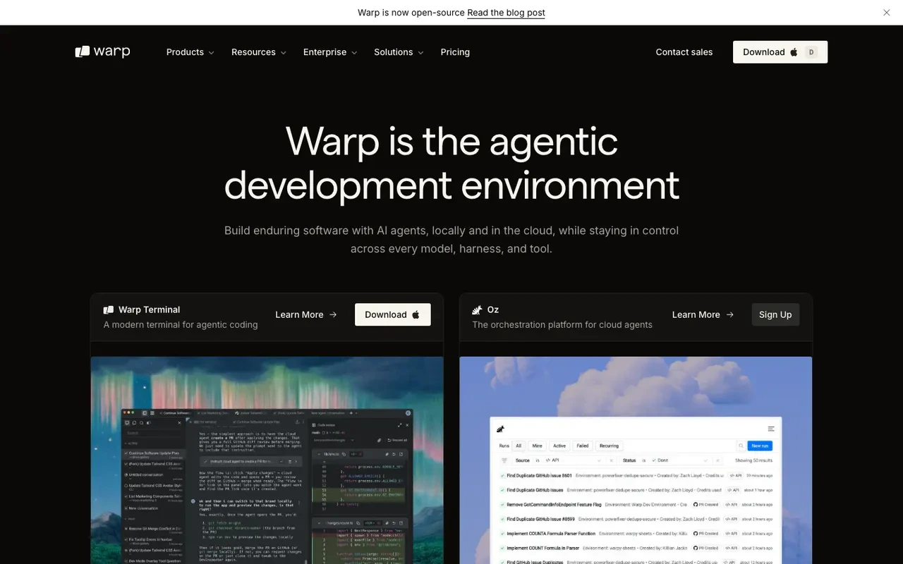 Warp 스크린샷 1