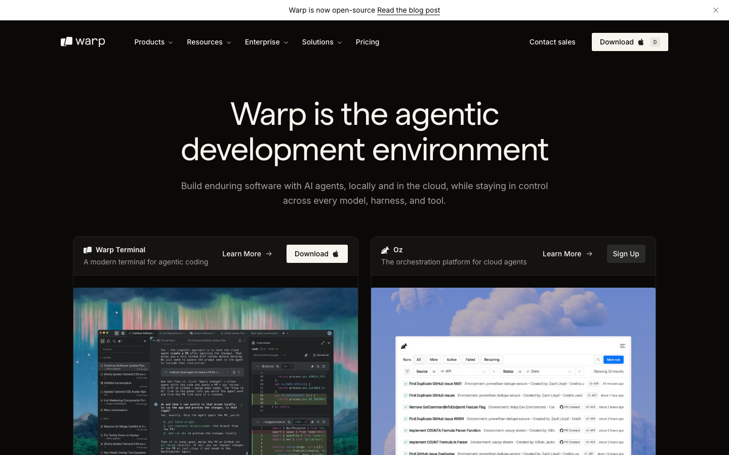 Warp 스크린샷 1